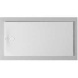 Bac à douche DU Tempano. rectangle 1800x900mm. blanc
