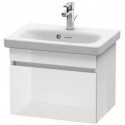 Meuble sous-vasque Duravit DURASTYLE COMPACT 398x500x368mm noyer nature/blanc mat