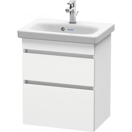 Meuble sous-vasque Duravit DURASTYLE COMPACT 610x500x368mm blanc mat/blanc mat