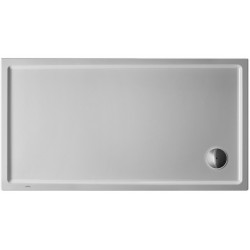 Receveur de douche rectangulaire STARCK SLIMLINEavec antidérapant 1400x800x55mm blanc