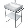 Console métallique BS DuraSquare 235312 565x451.HV 50mm.HH + li / droite noir mat