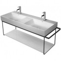 Console métallique wandhängd. DuraSquare à 235312.HH gauche / droite. noir mat