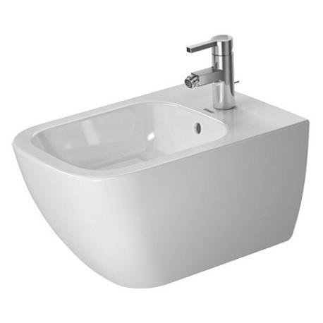 Bidet mural 540mm Bonne D.2.Anthrazit / Anthracite Mat. m. LO. trou B. 1 trou 
