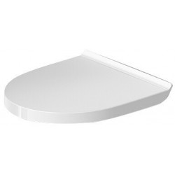 Siège de toilette pour enfants DuraStyle Basic. Charnière blanche en acier inoxydable m. Descente automatique