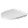 Siège de toilette pour enfants DuraStyle Basic. Charnière blanche en acier inoxydable m. Descente automatique