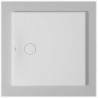 Bac à douche DU Tempano. carré 800x800mm. Blanc. Antidérapant