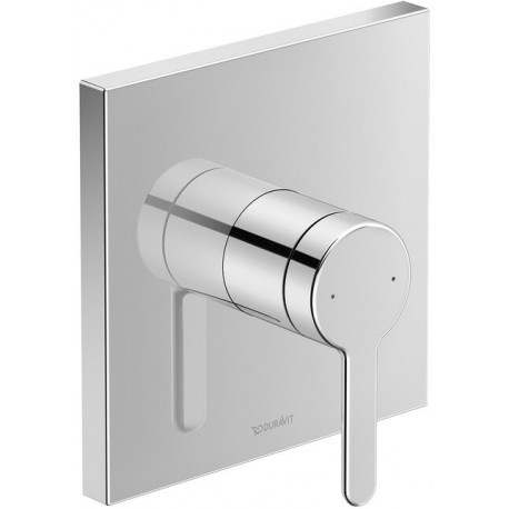 mitigeur de douche à encastrer, angulaire 77 largeur 150 mm Noir mat
