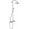 Système de douche unique effervescent Hauteur 1200 sortie 340mm.noir M