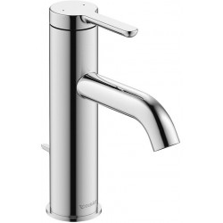 mitigeur lavabo M tirette, rallonge H175 113mm, noir mat