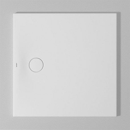 Bac à douche DU Tempano. carré 900x900mm. Blanc. Antidérapant