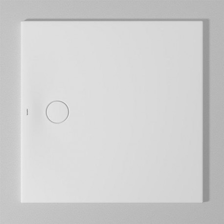 Bac à douche DU Tempano. carré 1000x1000mm. Blanc. Antidérapant