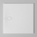 Bac à douche DU Tempano. carré 1000x1000mm. Blanc. Antidérapant