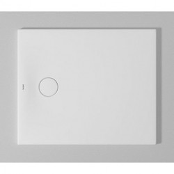 Bac à douche DU Tempano. rectangle 900x750mm. Blanc. Antidérapant