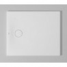Bac à douche DU Tempano. rectangle 900x750mm. Blanc. Antidérapant