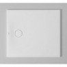 Bac à douche DU Tempano. rectangle 900x800mm. Blanc. Antidérapant