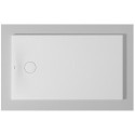 Bac à douche DU Tempano. rectangle 1200x700mm. Blanc. Antidérapant