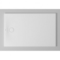 Bac à douche DU Tempano. rectangle 1400x900mm. Blanc. Antidérapant
