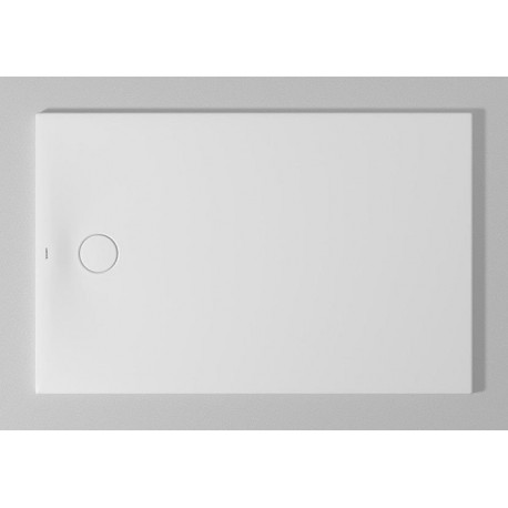 Bac à douche DU Tempano. rectangle 1400x900mm. Blanc. Antidérapant
