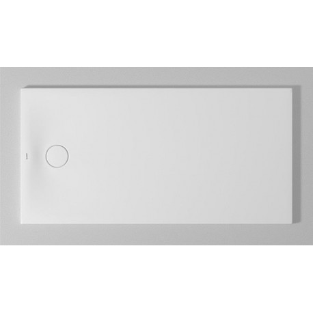 Bac à douche DU Tempano. rectangle 1500x750mm. Blanc. Antidérapant