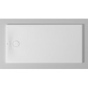 Bac à douche DU Tempano. rectangle 1500x750mm. Blanc. Antidérapant