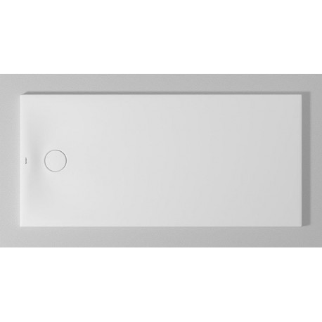 Bac à douche DU Tempano. rectangle 1600x750mm. Blanc. Antidérapant