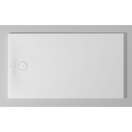 Bac à douche DU Tempano. rectangle 1600x900mm. Blanc. Antidérapant