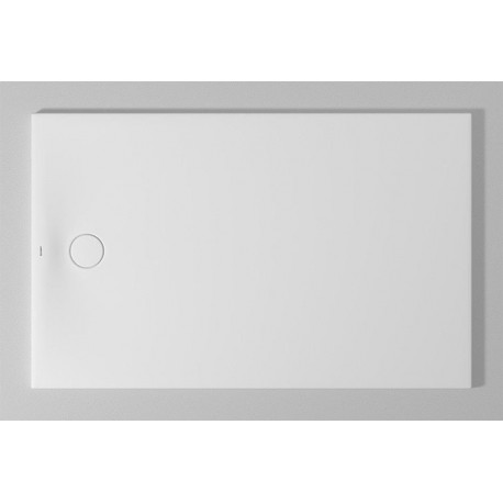 Bac à douche DU Tempano. rectangle 1600x1000mm. Blanc. Antidérapant