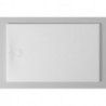 Bac à douche DU Tempano. rectangle 1600x1000mm. Blanc. Antidérapant
