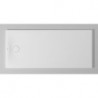 Bac à douche DU Tempano. rectangle 1700x750mm. Blanc. Antidérapant