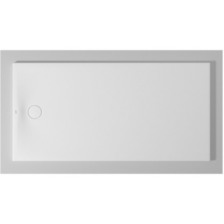 Bac à douche DU Tempano. rectangle 1800x900mm. Blanc. Antidérapant
