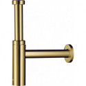 Siphon design aspect doré poli