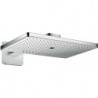 tête de douche 460 x 300 3jetavec bras de douche 450 mm, rosace SoftCube chroméé