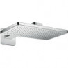 Douche tête 460 x 300 1jetavec bras de douche 450 mm, rosace SoftCube chroméé