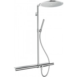 Showerpipe thermostatique 800 nickel brossé