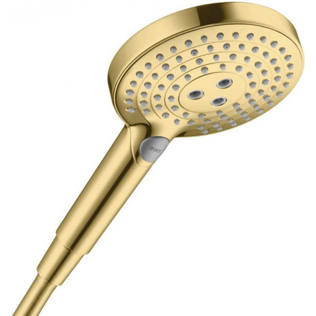 Douchette Raindance Select S 120 3jet aspect doré poli