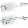 Poignée de parois de douche 444mm chroméé