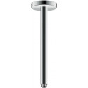 Bras de douche S 300 mm plafond nickel brossé