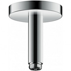 Bras de douche S 100 mm plafond chroméé