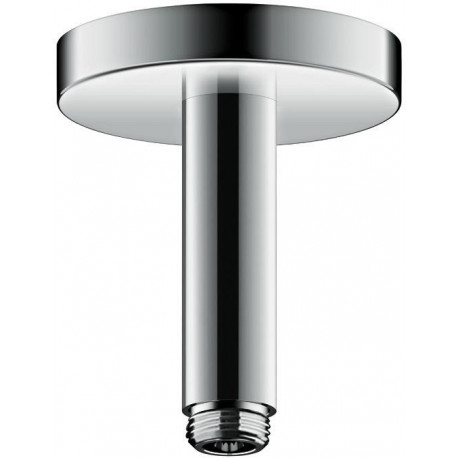 Bras de douche S 100 mm plafond chroméé