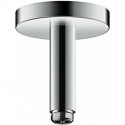 Bras de douche S 100 mm plafond chroméé
