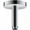 Bras de douche S 100 mm plafond chroméé