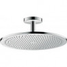 tête de douche 350 Air 1jetavec raccordement plafond 100 mm chroméé