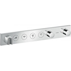 Module thermostatique Select encastré 600 x 90 mmavec 4 fonctions chroméé