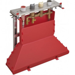 Corps d'encastré pour batterie 4 trou s therm pour montage sur plage carrelage