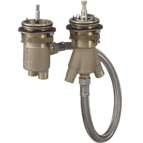 Corps d'encastrement thermostatique 2 trou s pour montage sur bord de baignoire