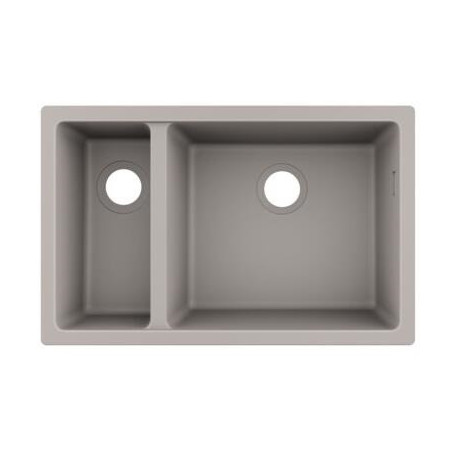 S510-U635 GS Evier à encastrer sous plan 180/450 gris béton