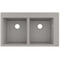S510-F770 Evier encastré 370/370 gris béton