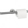 Porte-papier WC double chroméé