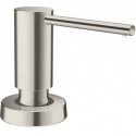 A51 Distributeur de liquide vaisselle aspect acier inox