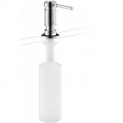 Distributeur de liquide vaisselle chroméé